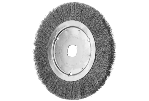 Szczotka tarczowa wąska niepleciona RBU Ø250 × 20xvariable otwór, drut stalowy Ø0,25 1