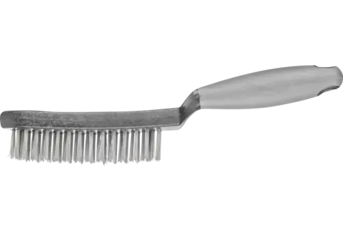 Szczotka ręczna z plastikowym korpusem i ergonomicznym uchwytem HBUP 3-rzędowa drut stalowy Ø0,40 1
