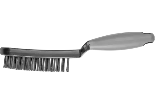 Szczotka ręczna z plastikowym korpusem i ergonomicznym uchwytem HBUP 5-rzędowa drut stalowy Ø0,40 1