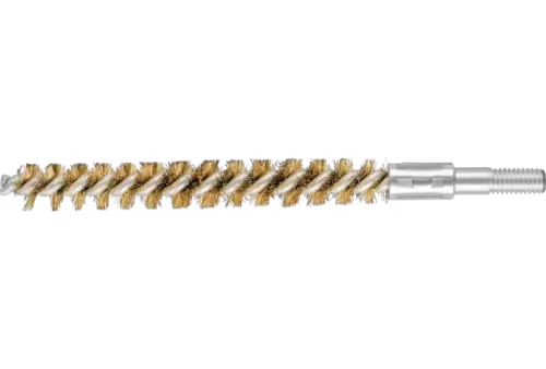 Szczotka wewnętrzna niepleciona IBU Ø 10 × 80 mm M6 drut mosiężny Ø 0,15 1