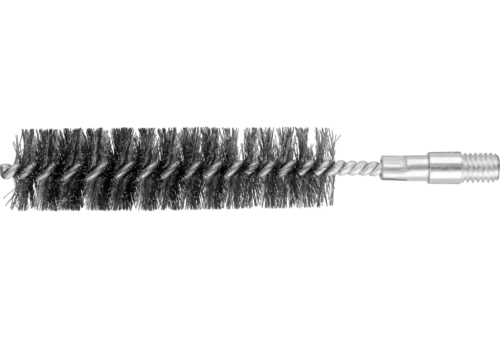 Szczotka wewnętrzna IBU Ø25 × 100 mm gwint 3/8" BSW drut stalowy Ø0,20 1