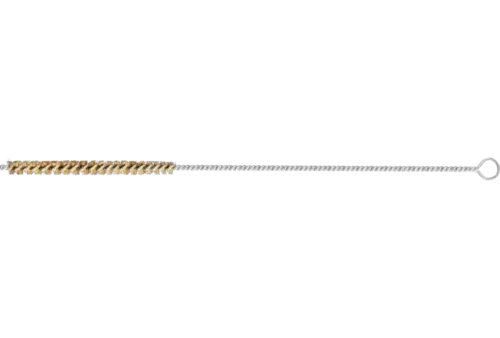 Szczotka wewnętrzna IBU Ø8 × 100 mm z uchwytem drut mosiężny Ø0,15 1