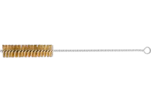 Szczotka wewnętrzna IBU Ø25 × 100 mm z uchwytem drut mosiężny Ø0,15 1