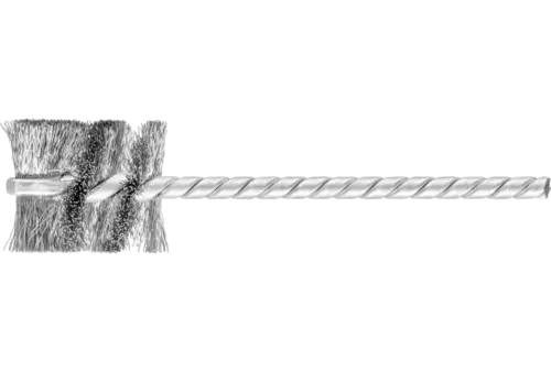 Szczotka wewnętrzna IBU Ø22 × 25 mm trzpień Ø3,8 mm drut stalowy Ø0,12 1