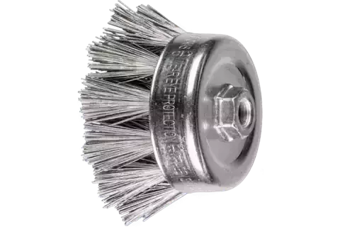 Szczotka garnkowa pleciona TBG ø100 mm M14 drut ze stali szlachetnej z nasypem diamentowym ø0,50 mm ziarno 400 PFERD 1