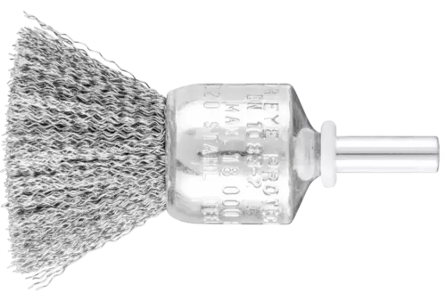 Niepleciona szczotka-pędzelek POS PBU Ø20 mm trzpień Ø6 mm drut stalowy Ø0,20 1