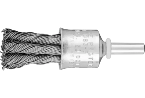 Pleciona szczotka-pędzelek POS PBG Ø19 mm trzpień Ø6 mm drut stalowy Ø0,50 1