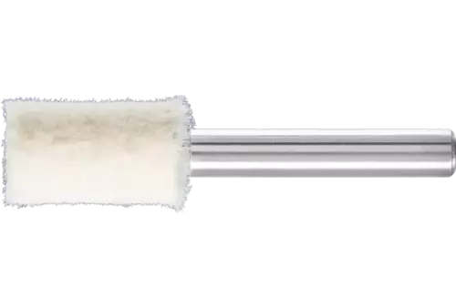 Średnio twarde filcowe trzpienie polerskie o kształcie walcowym Ø 12 × 20 mm trzpień Ø 6 mm 1