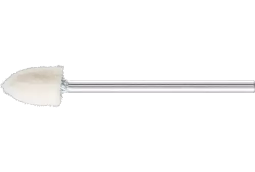 Twarde filcowe trzpienie polerskie o kształcie ostrostożkowym Ø 6 × 10 mm trzpień Ø 2,35 mm 1