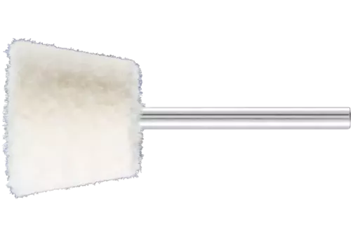 Średnio twarde filcowe trzpienie polerskie o kształcie kątowym Ø 20 × 16 mm trzpień Ø 3 mm 1