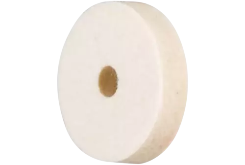 Średnio twardy krążek filcowy FKSC Ø 30 × 7 mm do otworu Ø 6 mm do uniwersalnych prac polerskich 1