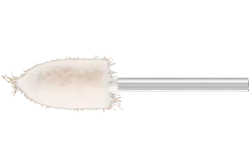 Średnio twarde filcowe trzpienie polerskie o kształcie ostrostożkowym Ø 10 × 18 mm trzpień Ø 3 mm 1