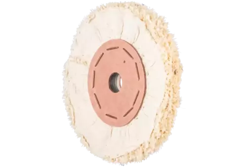 Pierścień tkaninowy TR sizal Ø 150 × 10 mm otwór Ø 20 mm do zgrubnego polerowania wstępnego z dodatkiem pasty polerskiej 1
