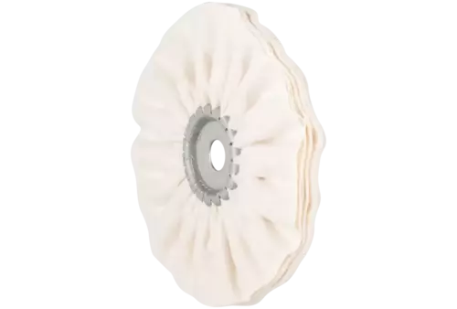 Pierścień tkaninowy TR flanela Ø 200 × 10 mm otwór Ø 20 mm do nabłyszczania i polerowania z dodatkiem pasty polerskiej 1