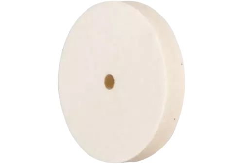 Średnio twardy krążek filcowy FKSC Ø 60 × 10 mm do otworu Ø 6 mm do uniwersalnych prac polerskich 1