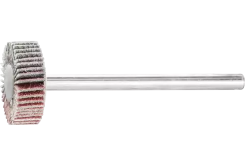 Ściernica wachlarzowa F Korund Ø 15 × 5 mm trzpień Ø 3 mm A180 do szlifu dokładnego i wykończeniowego 1