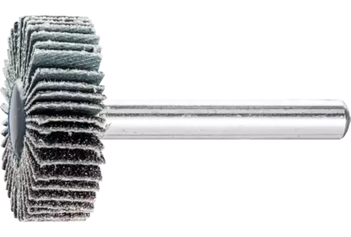 Ściernica wachlarzowa SIC F Ø 30 × 10 mm trzpień Ø 6 mm SIC80 do twardych metali nieżelaznych 1