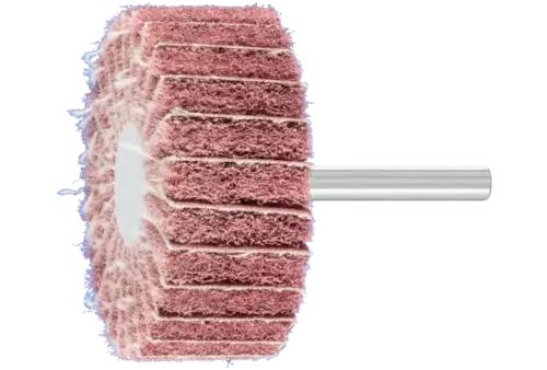 Włókninowa ściernica trzpieniowa POLINOX PNZ Ø 60 × 25 mm trzpień Ø 6 mm A180 do szlifu dokładnego i wykańczania 1