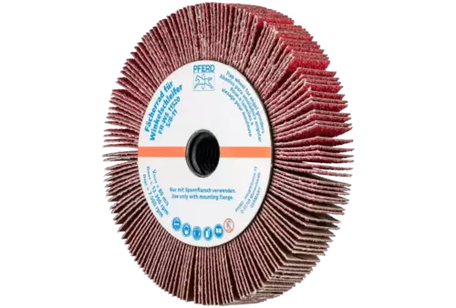 Ściernica listkowa do szlifierki kątowej FR WS Ø115 × 20 mm 5/8-11 CO-COOL60 do stali nierdzewnej 1