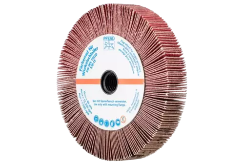 Ściernica listkowa do szlifierki kątowej FR WS Ø115 × 20 mm 5/8-11 CO-COOL120 do stali nierdzewnej 1