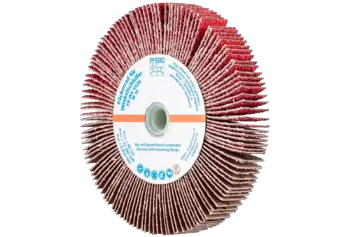 Ściernica listkowa do szlifierki kątowej FR WS Ø 125 × 20 mm M14 CO-COOL40 do stali nierdzewnej 1