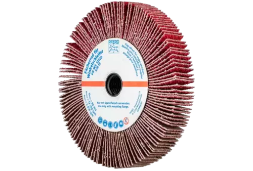 Ściernica listkowa do szlifierki kątowej FR WS Ø 125 × 20 mm 5/8-11 CO-COOL40 do stali nierdzewnej 1