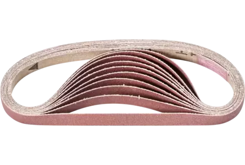 Taśma ścierna BA Korund 10 × 330 mm A180 do uniwersalnego zastosowania ze szlifierką taśmową 1
