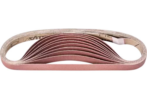 Taśma ścierna BA Korund 16 × 520 mm A120 do uniwersalnego zastosowania ze szlifierką taśmową 1