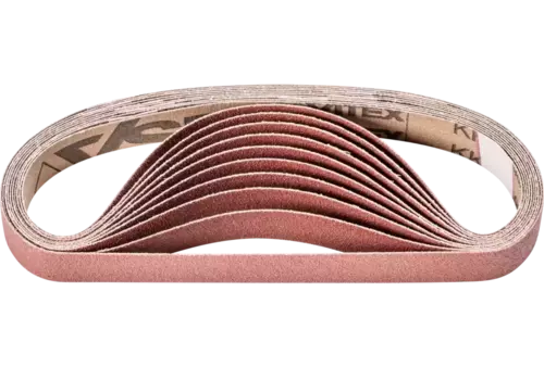 Taśma ścierna BA Korund 20 × 480 mm A80 do uniwersalnego zastosowania ze szlifierką taśmową 1