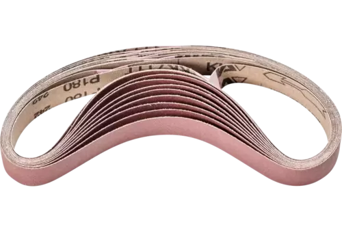 Taśma ścierna BA Korund 20 × 520 mm A180 do uniwersalnego zastosowania ze szlifierką taśmową 1