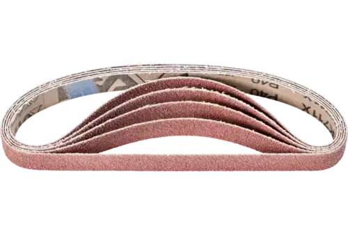 Taśma ścierna BA Korund 20 × 520 mm A40 do uniwersalnego zastosowania ze szlifierką taśmową 1