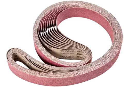 Taśma ścierna z ziarnem ceramicznym BA 50 × 2000 mm CO60 do usuwania maksymalnej ilości materiału na stali szlifierką taśmową 1