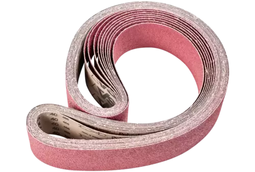 Taśma ścierna z ziarnem ceramicznym BA 75 × 2000 mm CO40 do usuwania maksymalnej ilości materiału na stali szlifierką taśmową 1