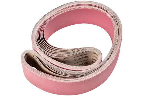 Taśma ścierna z ziarnem ceramicznym BA 75 × 2000 mm CO120 do usuwania maksymalnej ilości materiału na stali szlifierką... 1