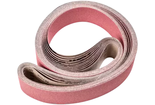 Taśma ścierna z ziarnem ceramicznym BA 75 × 2500 mm CO60 do usuwania maksymalnej ilości materiału na stali szlifierką taśmową 1