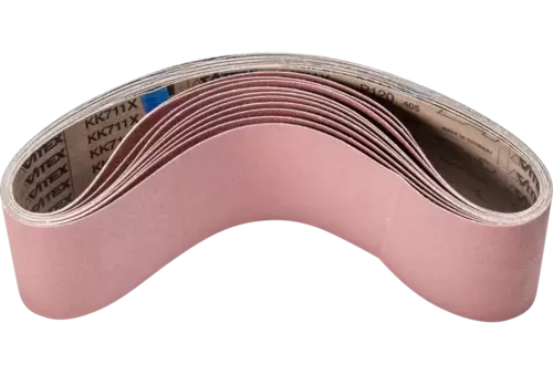 Taśma ścierna BA Korund 100 × 920 mm A120 do uniwersalnego zastosowania ze szlifierką taśmową 1