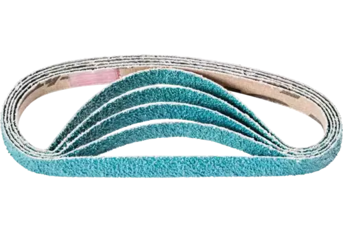 Taśma ścierna cyrkon BA 10 × 330 mm Z40 do szlifu zgrubnego za pomocą szlifierki taśmowej 1