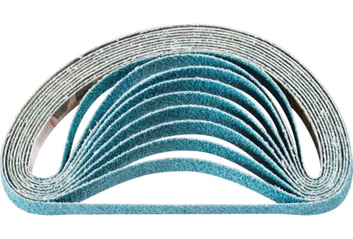 Taśma ścierna cyrkon BA 10 × 330 mm Z60 do szlifu zgrubnego za pomocą szlifierki taśmowej 1