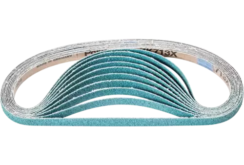 Taśma ścierna cyrkon BA 12 × 610 mm Z40 do szlifu zgrubnego za pomocą szlifierki taśmowej 1