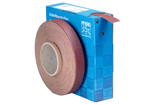 Rolka ścierna, płótno SBR Korund szerokość 25 mm × długość 50 m A180 do uniwersalnego zastosowania 1
