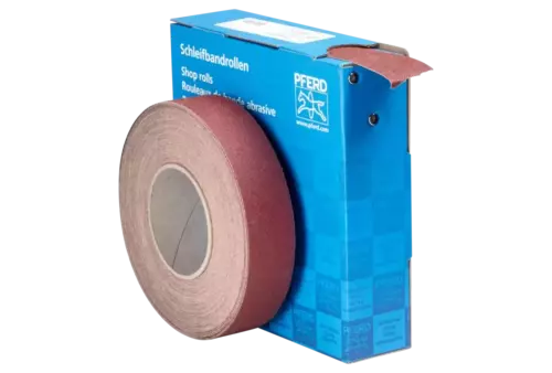 Rolka ścierna, płótno SBR Korund szerokość 38 mm × długość 25 m A80 do uniwersalnego zastosowania 1