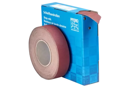 Rolka ścierna, płótno SBR Korund szerokość 38 mm × długość 25 m A100 do uniwersalnego zastosowania 1