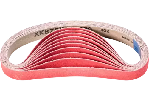 Taśma ścierna z ziarnem ceramicznym BA 20 × 480 mm CO-COOL120 do szlifowania stali nierdzewnej szlifierką taśmową 1