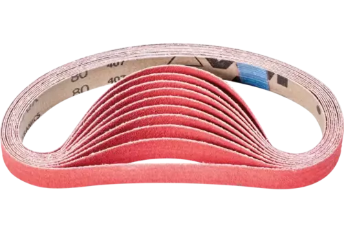 Taśma ścierna z ziarnem ceramicznym BA 20 × 520 mm CO-COOL80 do szlifowania stali nierdzewnej szlifierką taśmową 1