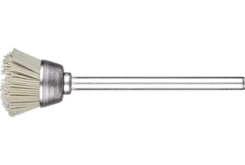 Miniaturowa szczotka garnkowa TBU Ø18 mm trzpień Ø3 mm włókno diamentowe Ø0,40 ziarno 400 1