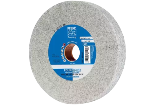 Krążek z nawiniętą włókniną POLINOX PNK Ø 150 × 25 mm do otworu Ø 25,4 mm średnio twardy SIC drobnoziarnisty do... 1