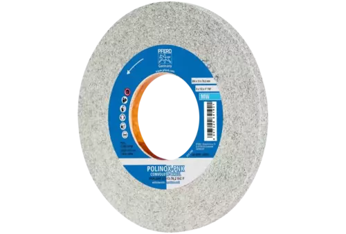 Krążek z nawiniętą włókniną POLINOX PNK Ø 200 × 13 mm do otworu Ø 76,2 mm średnio miękki SIC drobnoziarnisty... 1