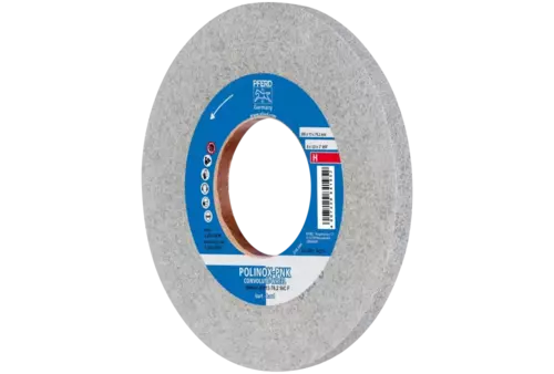 Krążek z nawiniętą włókniną POLINOX PNK Ø 200 × 13 mm do otworu Ø 76,2 mm twardy SIC drobnoziarnisty do wykańczania 1