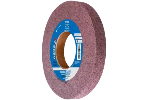 Krążek z nawiniętą włókniną POLINOX PNK Ø 200 × 25 mm do otworu Ø 76,2 mm miękki A gruboziarnisty do wykańczania 1