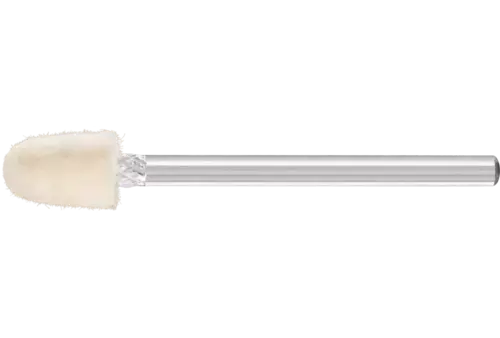 Średnio twarde filcowe trzpienie polerskie o kształcie stożkowym Ø 6 × 10 mm trzpień Ø 3 mm 1